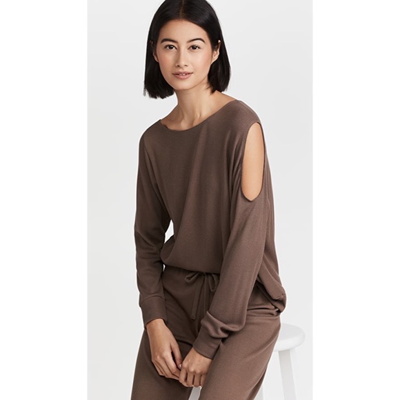 [LNA] Brown Long Sleeve Top - Picture 1 of 11
